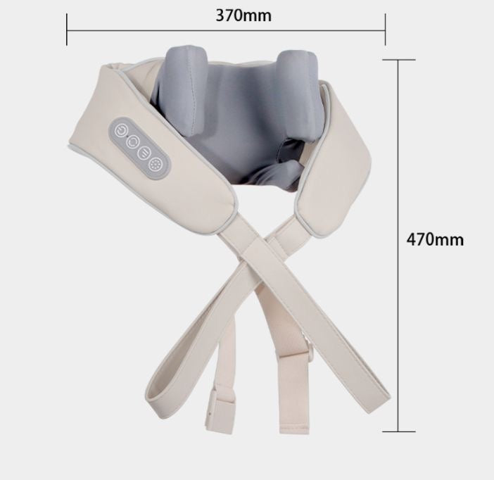 Nack- och rygg massager med värme och tryck